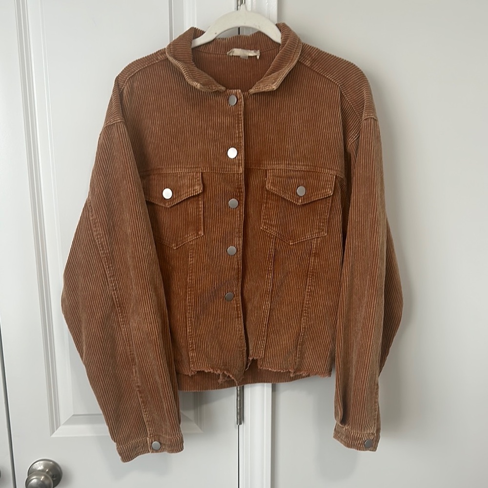 Altar’d State Corduroy Button-Up Jacket